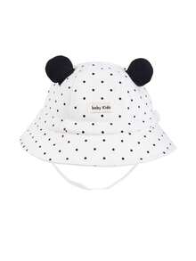 1pc Baby Sun Hat, Spring/Summer Styles With Bow/Heart/Cherry/Floral/Polka Dot Patterns, Unisex Infant Sun Protection Hat For Outdoor Activities, Adjustable Head Circumference - Multicolor - View 14