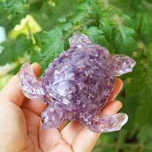 1/3pcs Crystal Resin Big Sea Turtle, DIY Jewelry Decoration, Decorative Collection, Holiday Party, Indoor, Garden Decor, Beach Party, Statue Aquarium, Best Holiday Gift - Crystal Resin Giant Turtle - View 9