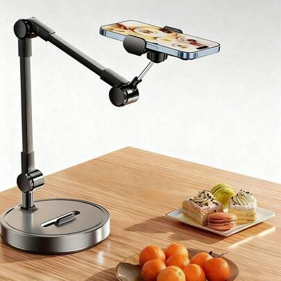 Giá đỡ điện thoại để bàn có thể xoay 360° và gập gọn, giá đỡ điện thoại di động phù hợp cho học tập, thư viện, máy bay, phòng ngủ và nhiều nơi khác. Món quà Ngày của Mẹ tuyệt vời nhất dành cho mẹ. Lý tưởng cho quà tặng Ngày Valentine, Ramadan, Eid.