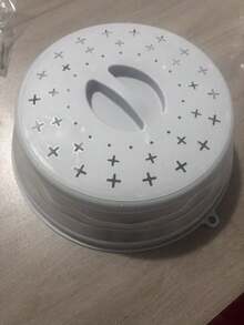 微波炉防溅罩，高温食品加热防油盖，多功能高温食品加热防油盖，可折叠冰箱保鲜盖，易于收纳 - 彩色 - 查看 4