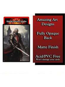 EstiloEstiloPaquete De 102 Fundas Para Cartas De Juego De Caballero Vampiro, Perfectas Para Mazos De Comandante De Vampiros MTG Como Edgar Markov, Fundas Para Tarjetas De Arte Premium Magic The GatheringVersióN MejoradaVersióN Mejorada - Mercenarios de anime - Ver 12