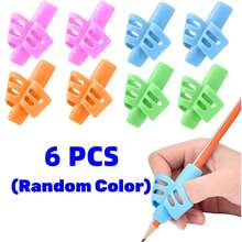 مسك القلم لتصحيح قبضة الكتابة، قابل للتدريب على تصحيح الوضعية، أداة مساعدة للكتابة للاحتياجات الخاصة، لاستخدامها في المكتب والمدرسة والرسم والطلاب والأقلام والقرطاسية ولوازم المكتب وتصحيح قبضة الأطفال على الكتابة، أداة مساعدة للكتابة للأطفال ذوي الاحتياجات الخاصة، مكتب - متعدد الألوان - مشاهدة 29