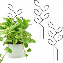 2pcs Plant Climbing Rack, Outdoor Potted Plant Support, Creative Flower Support, Vine Trellis, Plant Flower Holder - Multicolor - View 2