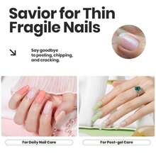 Beetles Nail Polish Set P176, 6 Colors Glitter Green Nude Natrual Pink Nail Lacquer Fast Drying &Amp; Long Lasting Finger Fall Nail Polish Glitter Effect For DIY Nail Art Salon At Home Gifts For Women - Màu E - Xem 5