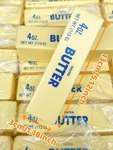 1pc Yellow Cream Bar Scented Soft Squeeze Toy - Suitable For Play And Stress Relief, Kneading (The Scent May Not Be Preferred By Some) - Multicolor - View 6