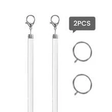 CURTARRA Bob C Acrylic Drape Wands Set Of 2pcs - White - View 3