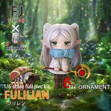 手绘可爱动漫人物摆件，适合粉丝收藏和展示，桌面装饰，电脑机箱装饰，家居装饰，小礼物，万圣节，圣诞节礼物 - 彩色 - 查看 2