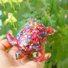 1/3pcs Crystal Resin Big Sea Turtle, DIY Jewelry Decoration, Decorative Collection, Holiday Party, Indoor, Garden Decor, Beach Party, Statue Aquarium, Best Holiday Gift - Crystal Resin Giant Turtle - View 15