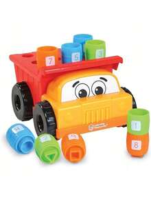 TendenciaLearning Resources Tony The Peg Stacker Dump Truck, Camión de Juguete para Motricidad Fina, Preescolar, 10 Piezas, 18 MesesCalidad premium - camión - Ver 4