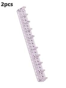 2/1片装美甲训练底托，透明亚克力材质，提升美甲技巧，实用易维护，稳固防滑，美甲练习支架，适合初学者和专业人士使用。