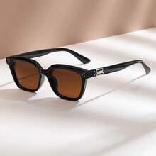 1 Pair Large Frame Unisex Anti-UV Glasses, Suitable For Driving - Multicolor - View 11