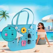 2Pcs Hooks Set Charms Accories For Bogg Bags And  Bag - Insert Hook Holder With Small Key Chain - 白色 - 查看 4