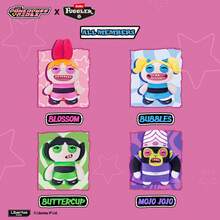 Spin Master Fuggler X Powerpuff Girls 9-Inch Plush Toy, Buttercup/Bubbles/Blossom/Mojo Jojo, Funny Ugly Monster Stuffed Animal With Human-Like Teeth, Collectible Plush Dolls For Kids, Teens, Adults & Cartoon Fans - Bubbles - View 7