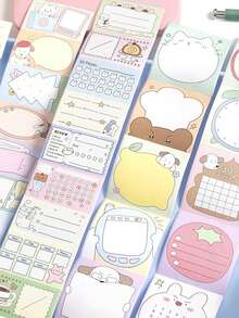 1 Cuộn Giấy Ghi Chú Hình Động Vật Dễ Thương, Loại Kawaii, Thích Hợp Làm Quà Tặng, Văn Phòng, Nhà Cửa, Đánh Dấu, Nhãn Dán, Lớp Học, Đồ Chơi Giải Trí, Sổ Kế Hoạch Học Sinh, Sổ Lưu Niệm Phong Cách Cổ Điển, Nhãn Dán Trang Trí DIY - Nhiều màu - Xem 8