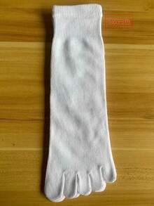 Men's Toe Separator Socks, Mid-Calf Toe Separator Socks, Breathable And Moisture-Wicking, Suitable For Home And Outdoor Sports