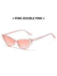 3副/套猫眼时尚眼镜，时尚复古小框眼镜，休闲眼镜 - 彩色 - 查看 5