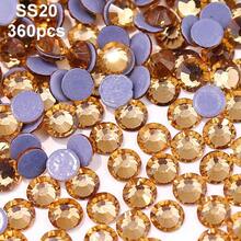 SS6 2mm-SS12 3mm，1440颗/包；SS16 4mm，720颗/包；SS20 4.8mm，360颗/包；SS30 6.4mm，288颗/包；圆形平底玻璃水晶水钻，多色水晶宝石，DMC热熔珠，适用于DIY美甲、服装、包包、鞋子、工艺品、闪亮美甲贴纸装饰