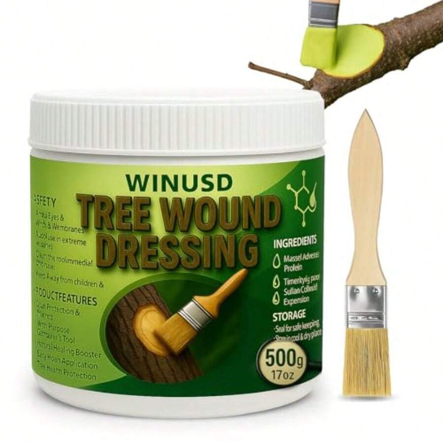 Tree Wound Sealer 17oz Tree Wound Dressing Grafting Wax With Brush ...