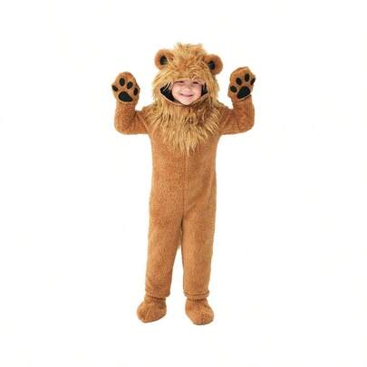 Disfraz de len para nios pequeos, disfraz de animal para cosplay, disfraz de Halloween