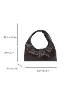 Retro Commuter Texture 2026 New Fashion Large Capacity Korean Style Elegant Shoulder Handbag