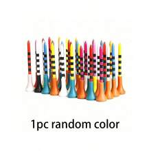 10个彩色塑料高尔夫球架 - 可重复使用且便携，高尔夫球座，方便放置高尔夫球并提高击球准确性 - 彩色 - 查看 7