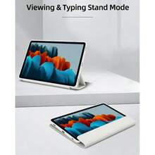 TenYide 这款平板电脑保护套兼容 iPad A16 2025、Air 11/13、M3 2025、Mini 7 A17、Pro 2024、Air 11/13、M2 2024、Pro 11/13、M4 2024、Pro 12.9、第 7/8/9 代、10.2、10 代、10.9、Air 4/5、10.9、Pro 11、第 4/5/6 代、Mini 6 等型号，也兼容三星/MatePad/荣耀平板电脑，支持多角度折叠支架和多角度观看。 - 灰色 - 查看 3