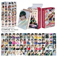 KPOP Atee Holographic Photocard + Sticker Box Set, High Definition Photo Cards, Fans Merch, Album, Concert Goods, Small Gifts, Christmas Gift - Multicolor - View 3