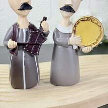 1pc Ramadan Figurine Decor, Drummer/Violinist, Suitable For Ramadan Decoration - Multicolor - View 5