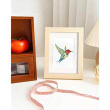 PeakLuv Small Diamond Painting Kits Birds, 12 Pcs Birds Mini Diamond Art Kits For Adults, 5D DIY Square Drill Diamond Dots, Quickly Finishable Cardinal Mini Gem Art For Home Wall Desktop Decor, 6X7in - Birds - 查看 7