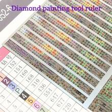 Stainless Steel Diamond Art Ruler, 1 Row Round Beads Alignment Tool Ruler For Diamonds Painting,Precise Drill Straightening Tool For Dot Drill DIY Crafts (Round Diamond-Medium Size, 1 Row) - 中型圓形鑽石 - 查看 7