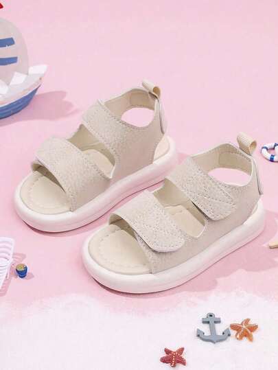 Sandalias casuales suaves y cómodas para niños y niñas pequeños, de verano