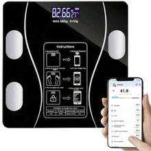 Báscula inteligente, báscula de baño digital, sincroniza los datos con la APP de fitness - Multicolor - Ver 3