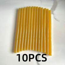 10pcs 11mm*270mm Car Dent Repair Tool, Paintless Dent Removal Hot Melt Glue Sticks, High Viscosity Fast Drying, All-Purpose Adhesive Glue Sticks - Yellow - View 7