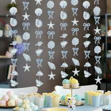 Streamers - White and Gold - View 2