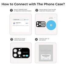 AMOLED高清屏幕手机壳，兼容 16 Pro/PM、15 Pro/PM、14 Pro/PM、13 Pro/PM，多功能智能窗口，消息通知，可自定义拨号盘，后置摄像头自拍预览，磁吸式无线充电，音乐控制，超薄半包式设计，附赠实用小工具 - 彩色 - 查看 8