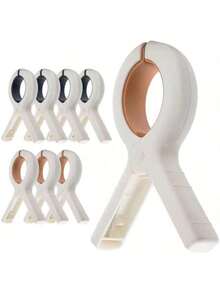 3/6pcs Beach Towel Clips With Strong Anti-Rust Springs, Heavy Duty Towel Clips, Plastic Laundry Clothes Pins Clip To Keep Your Towel, Clothes, Blankets To Dry On Clothesline And Hanging Rack - Multicolor - View 9