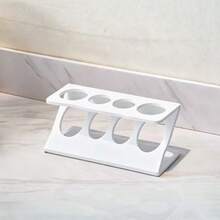1pc Desktop Organizer Rack For Electric Toothbrush, Toothpaste, Shaver And Other Bathroom Essentials - Multicolor - View 6