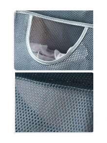 1个/2个装垃圾袋收纳架，塑料袋壁挂式收纳袋，网状储物袋，塑料袋支架分配器，厨房工具 - 彩色 - 查看 4