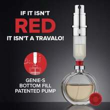 Travalo Classic HD Perfume Atomizer - Leak-Proof And TSA Approved For Air Travel - Reusable, Airtight, Easy-Fill Mini Pump Sprayer - Lightweight, Elegant Design W\/Volume Window - Red 0.17oz - MàuF - Xem 5