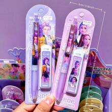 K-POP Witch Hunters Kpop Music Pencil Set With Replaceable Leads, School Essential Stationery, Student Learning Supplies, Perfect Gift For Friends And Couples - Multicolor - View 5