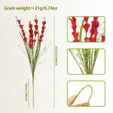 1/3pcs Artificial Winter Jasmine Flower Bouquet - Pastoral Style Faux Floral Arrangement, Wedding Decor Artificial Plant Bouquet & Bridal Handheld Bouquet, Multiple Color Options (Yellow/Red/Pink/White) Home Interior Pastoral Decor Fake Flowers - Multicolor - View 4