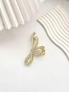 مشبك شعر كبير الحجم مرصع بالراين ، إكسسوار شعر راقي مناسب للتسريحات اليومية، هدية لإكسسوارات شعر النساء - متعدد الألوان - مشاهدة 6