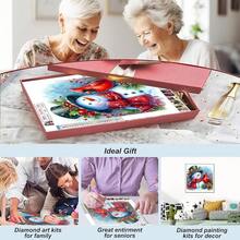 Cardinal Diamond Painting Kit For Adults, 5D Snowman Diamond Art Beginners - DIY Full Diamond Dot Gem Art Paintings, Suitable Gifts, And Home Decoration Crafts, 12x12Inch - Nhiều màu - Xem 4