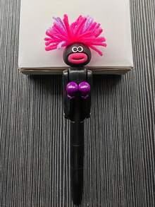 1pc Funny Exploding Fist Pen - Creative Stress Relief, Perfect Birthday Gift For Teens And Adults, Push-Button Cap, Durable Plastic Material, Back To School Season