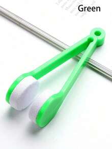 1pc/2pcs Portable Ultrafine Fiber Eyeglass Cleaning Brush, Compact Multifunctional Fashion Glasses Cleaning Tool, No Streaks On Vision, Perfect Accessory For Daily Use Glasses Accessories For Women - Multicolor - View 9