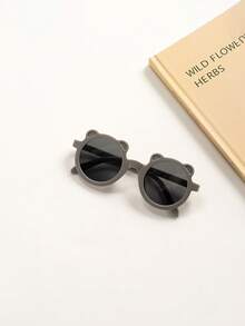 5副儿童熊耳折叠眼镜 - 新款可爱卡通眼镜，适合男宝宝和女宝宝 - 彩色 - 查看 6