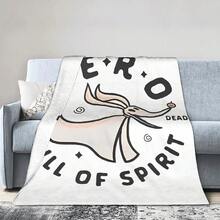 Nightmare Before Christmas Zero Dog Knitted Blankets Fleece 90s Full Of Spirit Ultra-Soft Throw Blanket For Home Couch Quilt - trắng - Xem 1