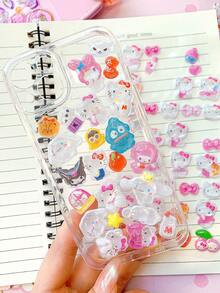 PET Transparent Stickers DIY Handbook, Phone Case Stickers, Toys - Multicolor - View 4