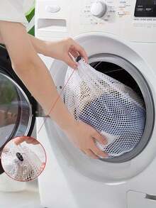 3pcs Laundry Mesh Bags, Durable Washing Machine Laundry Bags, Large Travel Laundry Bags With Drawstring, Suitable For Washing Shirts, Underwear, Bras, Socks, Etc. - Multicolor - View 7