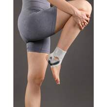 1 Piece Women Men Neoprene Breathable Adjustable Ankle Support Sleeve For Basketball Cycling Running - Grey - View 11
